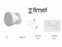 POMOLI GIREVOLI 327 TONDO d.52x10x60h ROSETTA TONDA d.52x10x10h AISI304 VARIE FINITURE  |  FIMET MANIGLIE - immagine 3